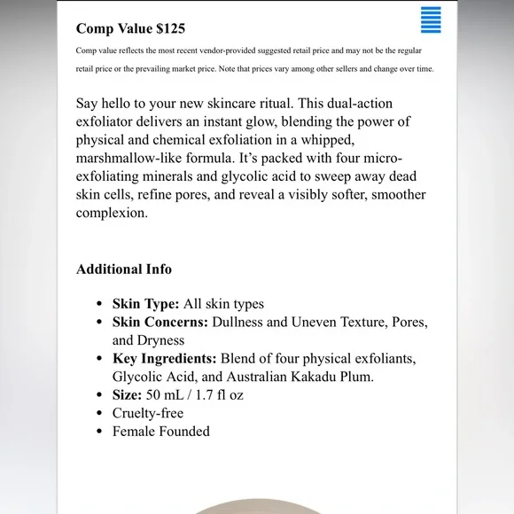 Goop Beauty Microderm Instant Glow Exfoliator - Cream - Picture 3 of 7